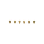 Kit injecteurs gaz butane 49012642 pour cuisinire candy hoover, iberna, rosieres