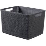 Panier curver l 20l / gris foncé Panier curver l 20l / gris foncé