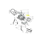 Cuve complete 71 lt ultra direct pour lave linge hotpoint - . . .
