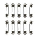 Cyclingcolors - 10x ampoule navette 12v 10w 10x36mm sv8. 5 universelle bricolage �clairage lumi�re