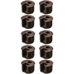 Cyclingcolors - 10x boitier excentrique 15mm assemblage plastique insert acier paisseur bois 19mm marron ...