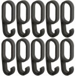 Cyclingcolors - 10x crochet pour tringle ovale 30 x 15mm � enfiler sur la barre dressing armoire entr�e ...