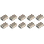 Cyclingcolors - 10x manchon � sertir 2mm aluminium pour c�ble acier armature raccord connecteur r�paration ...