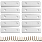 Cyclingcolors - 10x patin mini 50x14mm � visser en plastique glisseur cale entretoise murale sol pied ...