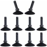 Cyclingcolors - 10x pied niveleur r�glable ajustable orientable avec rotule pour embouts filet�s m10 ...
