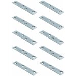 Cyclingcolors - 10x plaque d'assemblage acier 80mm x 66mm x 16mm avec 4 trous de vissage meuble bois ...