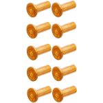Cyclingcolors - 10x rivet semi - tubulaire cuivre norme din 7338 forme b rivetage garniture de frein, ...
