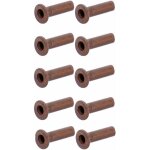 Cyclingcolors - 10x rivet tubulaire cuivre norme din 7338 forme c rivetage garniture de frein, �5mm x ...