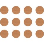 Cyclingcolors - 12x cache vis adh�sif autocollant diam�tre 40mm protection bouchon trou obturateur meuble ...