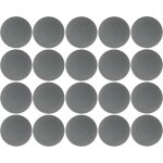 Cyclingcolors - 20x cache vis capuchon torx t25 protection bouchon recouvrement meuble, gris