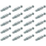 Cyclingcolors - 20x goujon d'assemblage 7mm x l = 8mm x b = 34mm vis meuble bois fixation boitier cylindrique ...