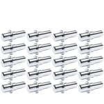 Cyclingcolors - 20x taquet d'�tag�re � tenon diam�tre 5mm longueur 8, 5mm zinc blanc support fixation ...