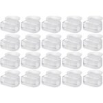 Cyclingcolors - 20x taquet � ventouse en plastique transparent � ins�rer 13 x 15mm etag�re meuble support ...
