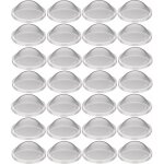 Cyclingcolors - 28x amortisseur de bute silicone transparent rond diamtre 10mm autocollant  coller ...