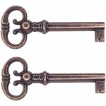 Cyclingcolors - 2x cl� de meuble anglaise cuisse grenouille 70mm remplacement ancien serrure d�coration ...