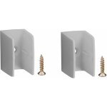 2x clip bloqueur de manivelle volet roulant gris support guide manette plastique 15mm - 18mm universel ...