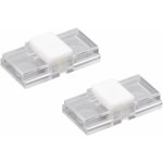 Cyclingcolors - 2x connecteur led 10mm raccord bande fil �lectrique noir rouge cosse rapide lumi�re lampe ...