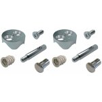 Cyclingcolors - 2x connecteur rapide acier m8x15 pour lit ferrure assemblage assembleur banquette clic ...