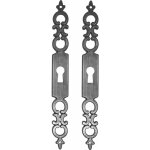 Cyclingcolors - 2x entr�e de cl� r�gence vieux fer serrure meuble ancien d�coration rustique vintage ...