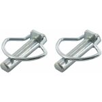 Cyclingcolors - 2x goupille acier en forme de d 11x45mm s�curit� remorque tracteur motoculteur portail ...