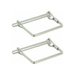 Cyclingcolors - 2x goupille carrée diamètre 9, 7mm x longueur 60mm rapide acier clip circlip remorque ... Cyclingcolors - 2x goupille carrée diamètre 9, 7mm x longueur 60mm rapide acier clip circlip remorque ...
