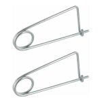 Cyclingcolors - 2x goupille à ressort élastique diamètre 5mm x longueur 109mm rapide acier clip circlip ... Cyclingcolors - 2x goupille à ressort élastique diamètre 5mm x longueur 109mm rapide acier clip circlip ...