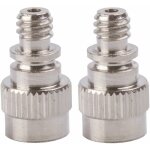 2x raccord de pompe embout de gonflage universel schrader vers dunlop chambre  air connecteur adaptateur ...