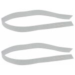 2x sangle d'attache tablier de volet roulant 20 x 450mm r�glable ajustable en polyester tiss� gris universelle ...