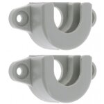 Cyclingcolors - 2x support d'arbre de volet roulant pour roulement � 28mm ext�rieur pvc gris accesoire ...