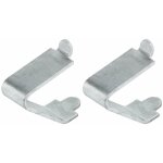Cyclingcolors - 2x taquet en aluminium �tag�re pour cr�maill�re aspect argent anodis� support fixation ...