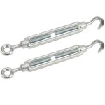 Cyclingcolors - 2x tendeur avec ?illet et crochet en acier galvanis� din 1480 c�ble chaine fil serrage ...