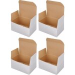 4x boite pliante en carton 90x60x50mm emballage tui postal envoi rangement