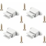 4x clip bloqueur de manivelle volet roulant r�glable blanc support guide manette plastique 14mm universel ...