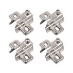 4x embase cruciforme � visser pour charni�re en croix � coulisser porte meuble placard cuisine salle ...