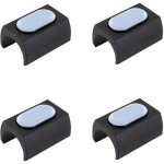 4x embout plastique 16 - 17mm patin teflon ptfe rectangulaire chaise meuble guide pied rond 4x embout plastique 16 - 17mm patin teflon ptfe rectangulaire chaise meuble guide pied rond
