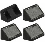 Cyclingcolors - 4x querre d'assemblage double noir raccord universel plastique taquet querres ferrure ...