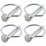 Cyclingcolors - 4x goupille acier en forme de d 6x45mm scurit remorque tracteur motoculteur portail ...