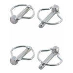 Cyclingcolors - 4x goupille acier en forme de d 8x45mm s�curit� remorque tracteur motoculteur portail ...