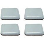 Cyclingcolors - 4x patin glisseur tflon teflon ptfe autocollant 16 x 16 mm protection sol pied chaise ...