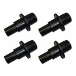 Cyclingcolors - 4x pied de lit en plastique noir hauteur 50mm lit matelas sommier canap clic clac rehausseur ...