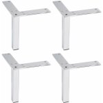 Cyclingcolors - 4x pied de meuble angle droit style moderne contemporain armoire buffet commode canap� ...