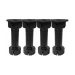 Cyclingcolors - 4x pied de meuble cuisine hauteur rglable 120  180 mm  28 mm avec base plastique plinthe ...