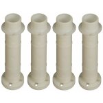 Cyclingcolors - 4x pied de meuble cuisine hauteur r�glable 150 � 190 mm blanc � 34 mm support plastique ...