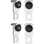 Cyclingcolors - 4x roulette de tringle à rideaux rail glisseur guide suspendeur plastique support Cyclingcolors - 4x roulette de tringle à rideaux rail glisseur guide suspendeur plastique support