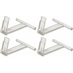Cyclingcolors - 4x support tiquette de prix 40mm pour rayonnage magasin tagre prsentatoir rayon panneau ...