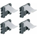 Cyclingcolors - 4x support pour profil de plinthe clip pied meuble cuisine plastique fixation attache ...