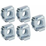 Cyclingcolors - 5x ecrou cage en acier zingu� t�le rail rack fixation assemblage captif armoire voiture, ...