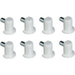 Cyclingcolors - 8x taquet blanc support plateau plaque verre ou bois meuble �tag�re armoire