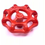 Cyclingcolors - bouton poign�e de meuble imitation valve rouge diam�tre 50mm armoire industriel atelier ...