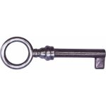 Cyclingcolors - cl de meuble ancien serrure dcoration rustique vintage clef zamak (ronde - vieux fer) ...